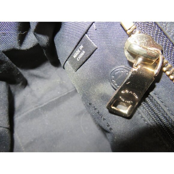 Coach 2015 Swagger 36496 In Colorblock Exotic Embossed Calf Leather Satchel - Picture 9 of 12